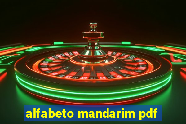 alfabeto mandarim pdf